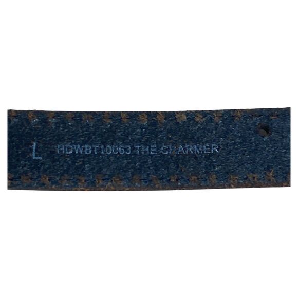 2012 Harley-Davidson “The Charmer” Womens Cowhide Belt 42″ Large Genuine Leather - Picture 6 of 7